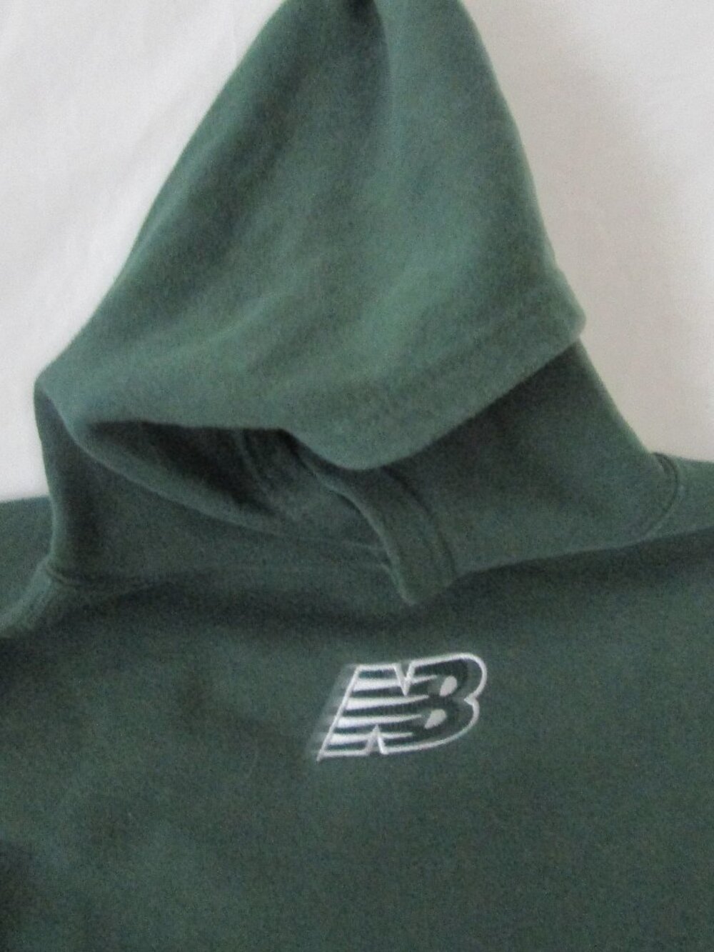 New Balance Logo Pullover Hoodie Green Men's Size XL-preowned used condition